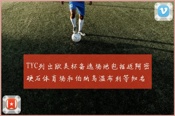 TYC列出欧美杯备选场地包括迈阿密硬石体育场和伯纳乌温布利等知名场馆