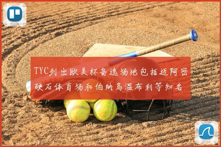 TYC列出欧美杯备选场地包括迈阿密硬石体育场和伯纳乌温布利等知名场馆