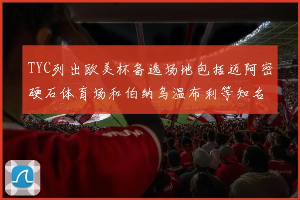 TYC列出欧美杯备选场地包括迈阿密硬石体育场和伯纳乌温布利等知名场馆