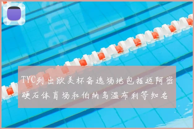 TYC列出欧美杯备选场地包括迈阿密硬石体育场和伯纳乌温布利等知名场馆
